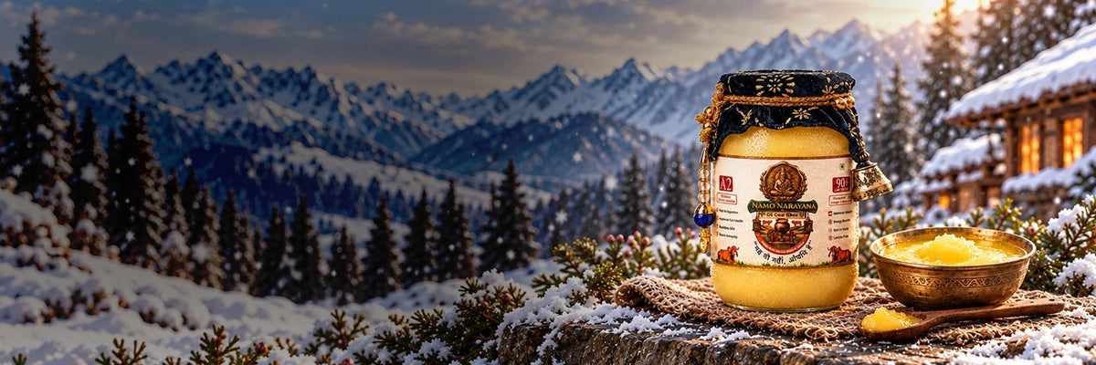 Namo Narayana’s Guide to Winter Wellness with pure A2 cow ghee